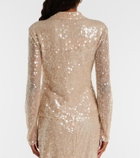 Veronica Beard Meryl sequined blouse