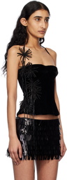 Fancì Club Black Dahlia Velvet Corset