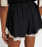 Zimmermann Roselight cotton and silk shorts