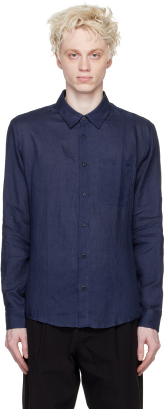 Photo: A.P.C. Navy Cassel Shirt