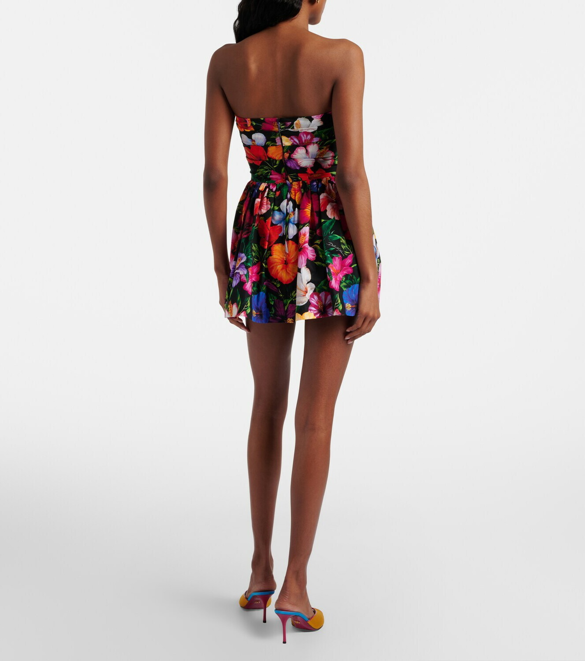 Dolce&Gabbana Floral cotton minidress