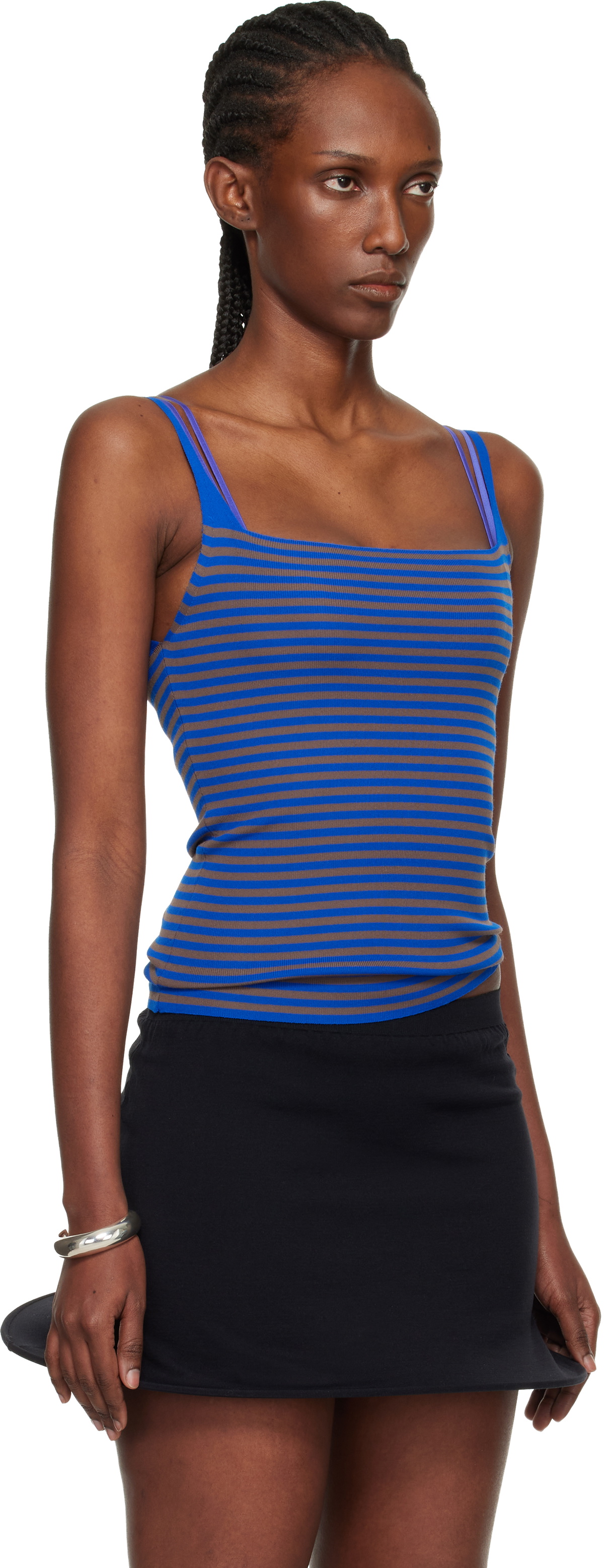 Gimaguas Blue & Brown Camu Tank Top