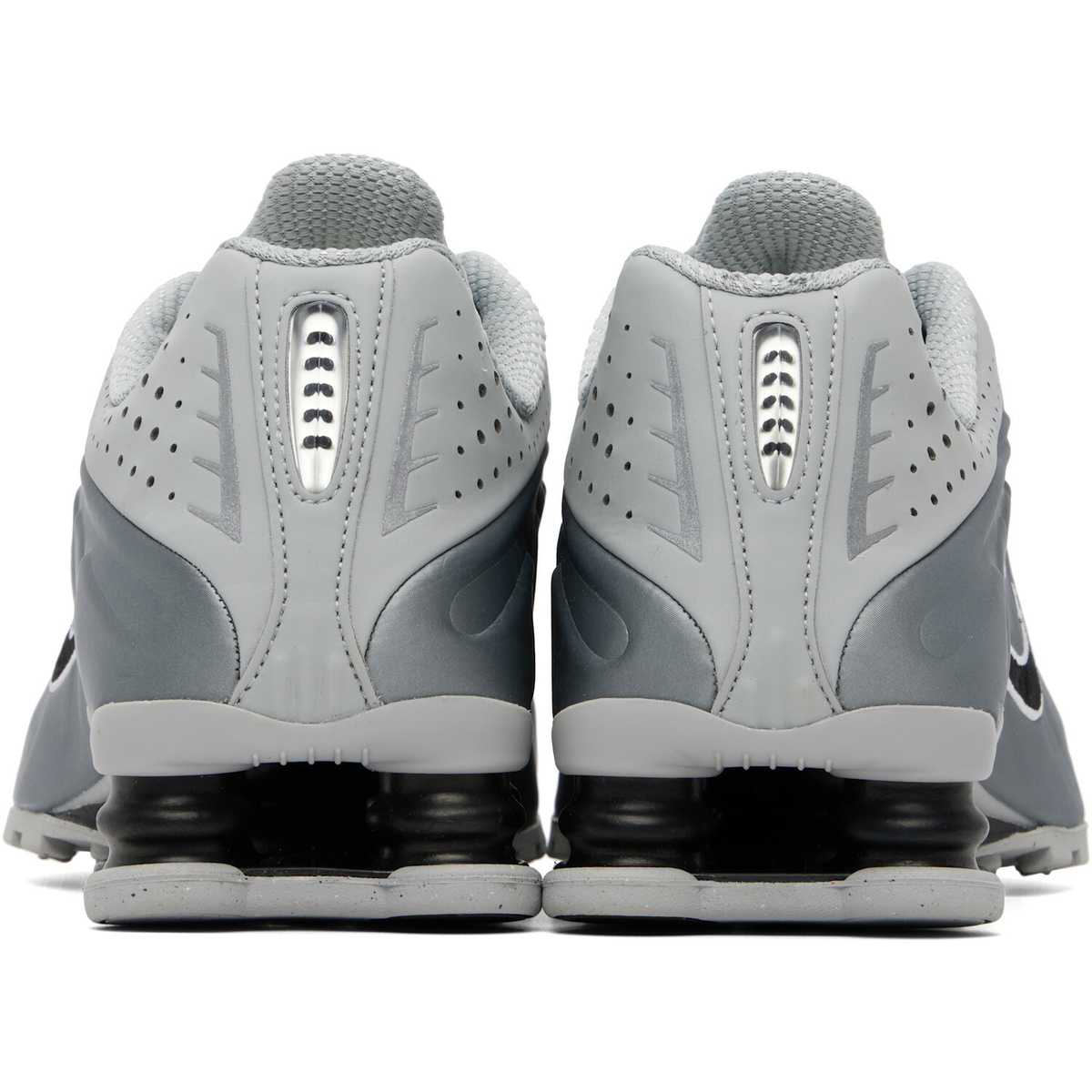 Nike Gray & Black Shox R4 Sneakers