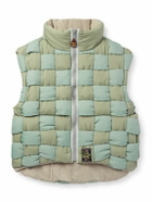 KAPITAL - Reversible Quilted Padded Shell Gilet - Green