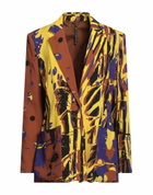 Manila Grace Womens Blazer in Brown