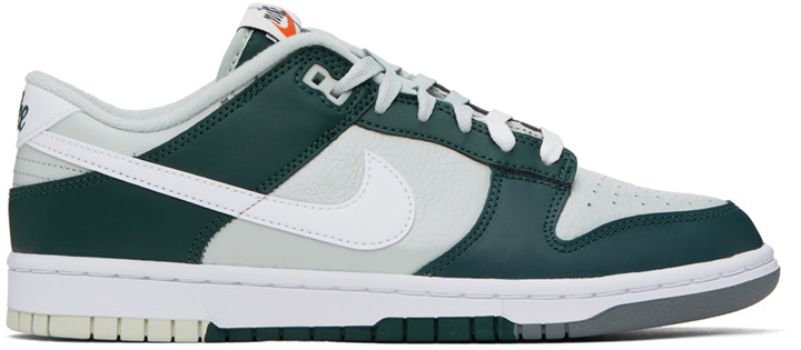 Photo: Nike Green Dunk Low Retro Premium Sneakers