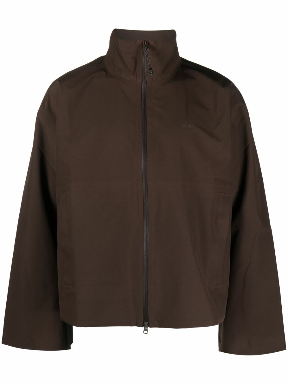 BLAEST Brown Sula Funnel Neck Jacket