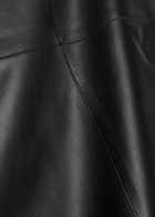 Joseph Niven Panelled Leather Midi Skirt Black