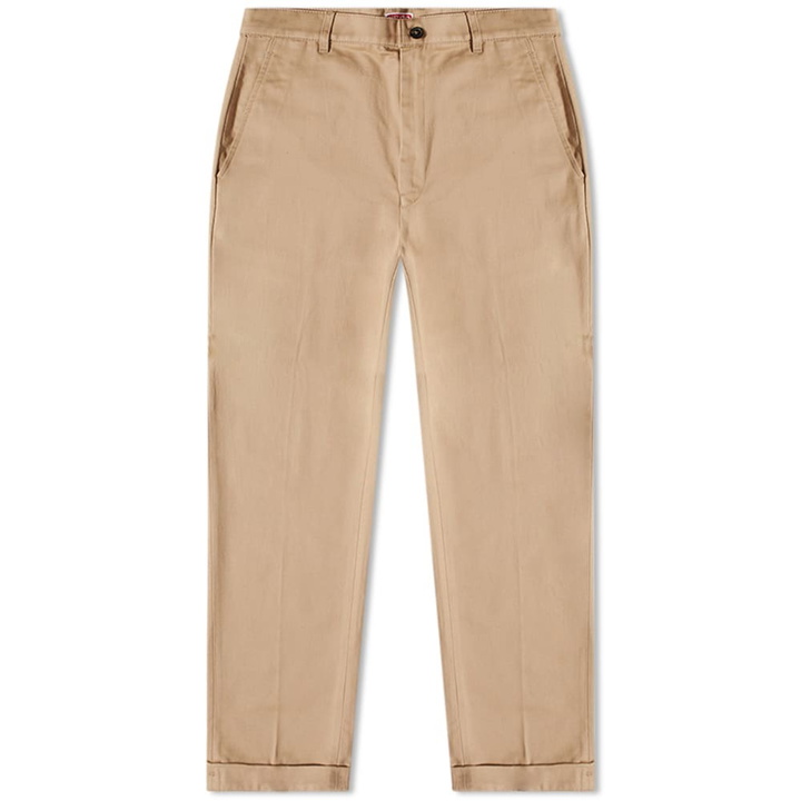 Photo: Kenzo Men's Straight Leg Chino in Beige