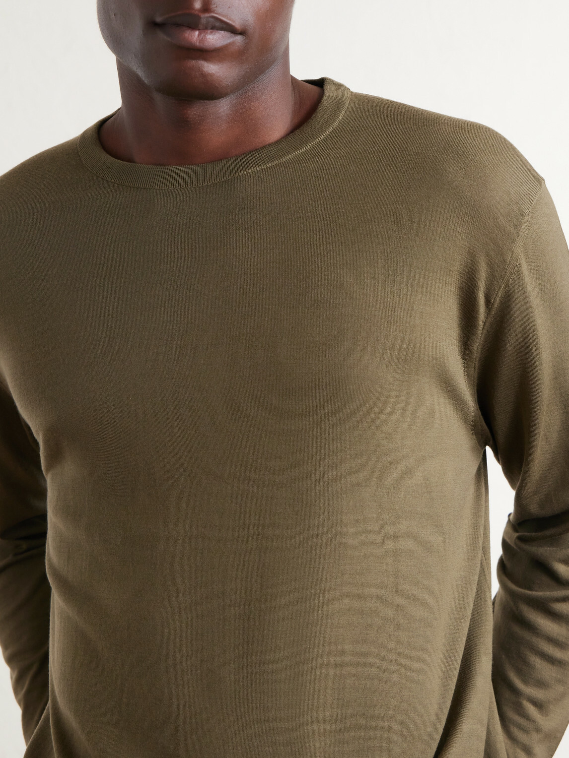 Kiton - Wool Knit Sweater - Green