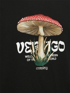 MARCELO BURLON COUNTY OF MILAN - Mushroom Print Cotton Jersey T-shirt