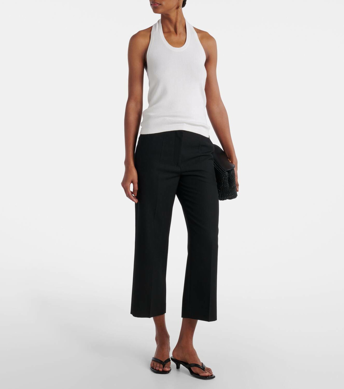 Extreme Cashmere N°409 Jerry cotton and cashmere tank top