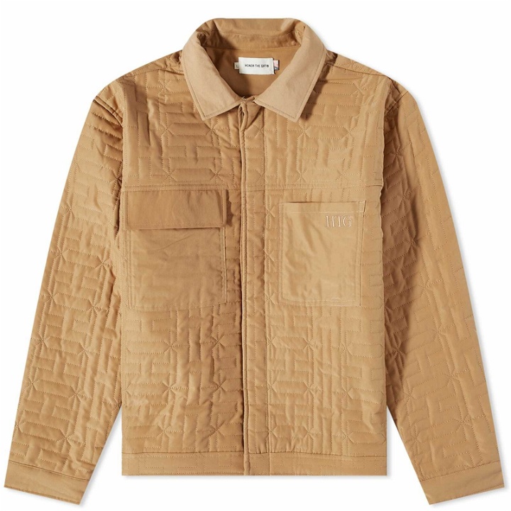 Photo: Honor the Gift Men's Quilted Jacket in Khaki