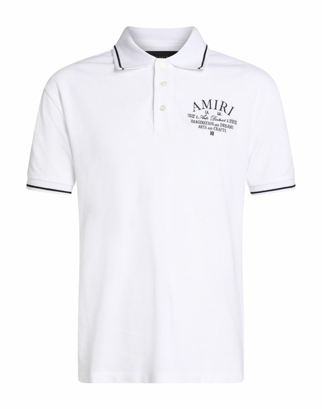 Photo: Amiri Mens Polo shirt in White