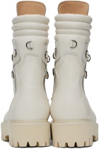 Who Decides War White Field Boots