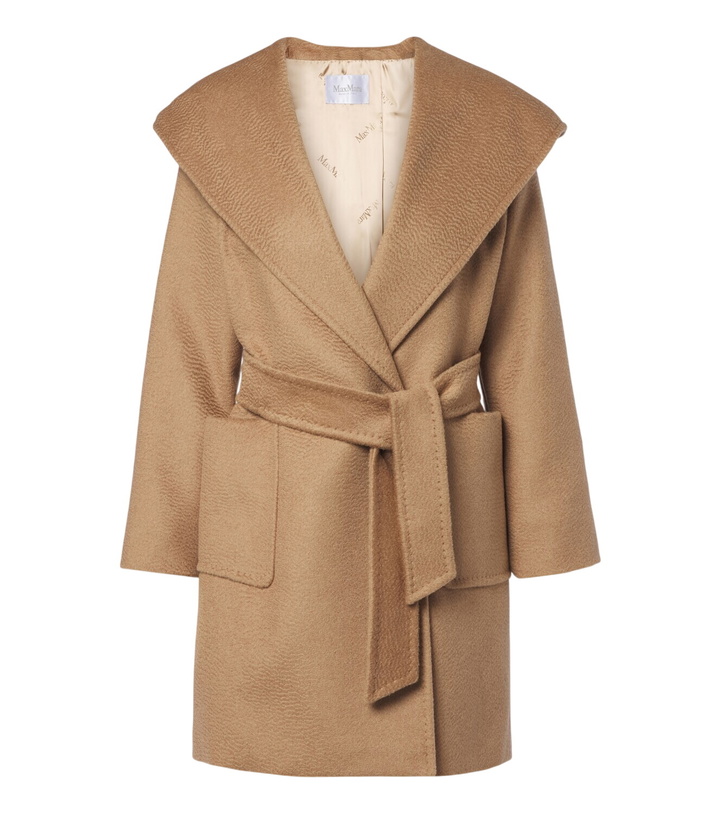 Photo: Max Mara Camel hair wrap coat