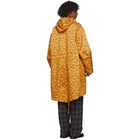 Undercover Orange Printed Rain Coat