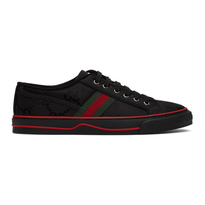 Photo: Gucci Black Gucci Tennis 1977 Off The Grid Sneakers