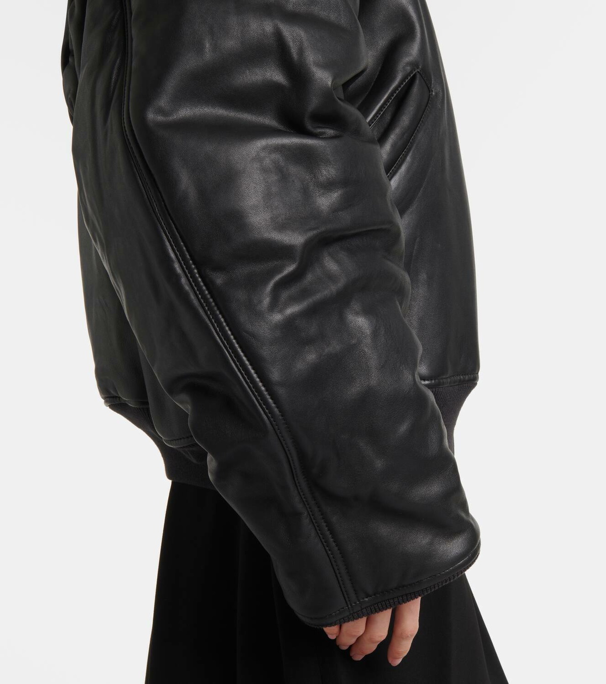 Balenciaga Leather bomber jacket Balenciaga