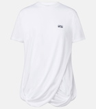 Loewe Double L draped cotton T-shirt