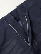 Acne Studios - Straight-Leg Distressed Cotton Trousers - Black