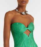 Maria Lucia Hohan Stephanie silk tulle corset gown