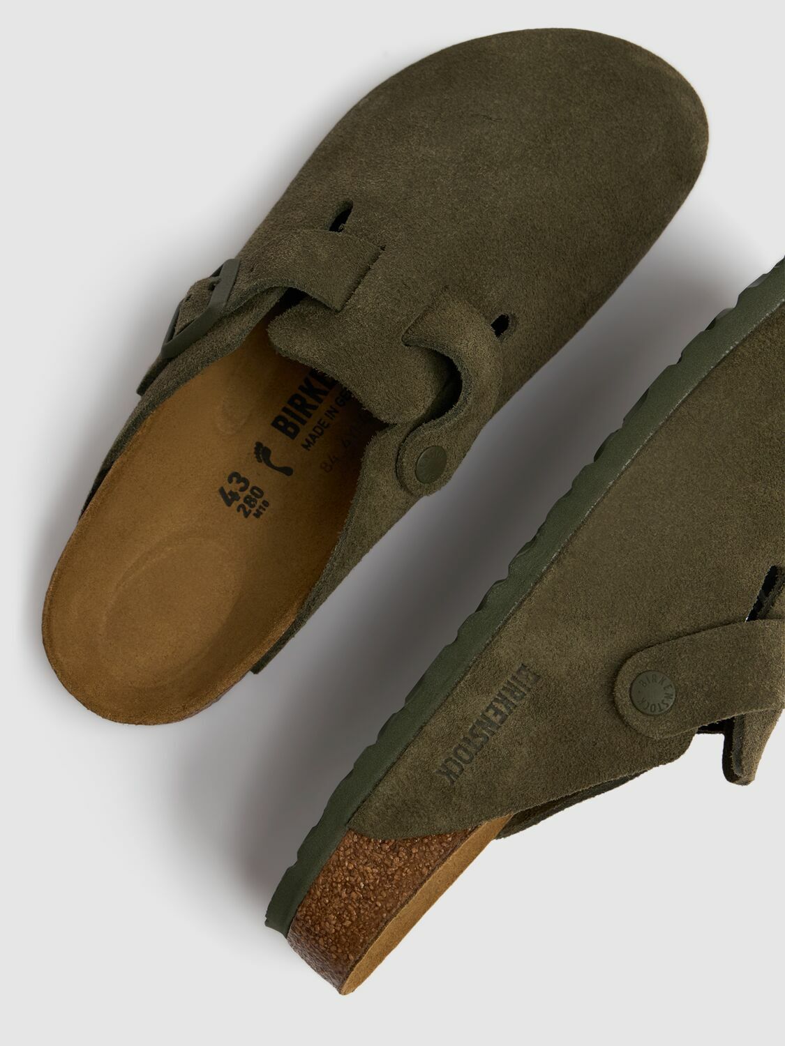 BIRKENSTOCK Boston Suede Mules