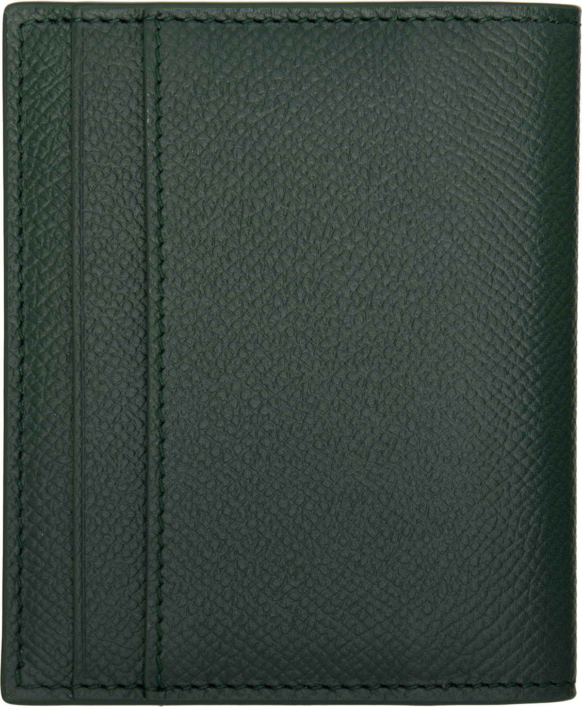Ferragamo Green Gancini Window Credit Card Holder