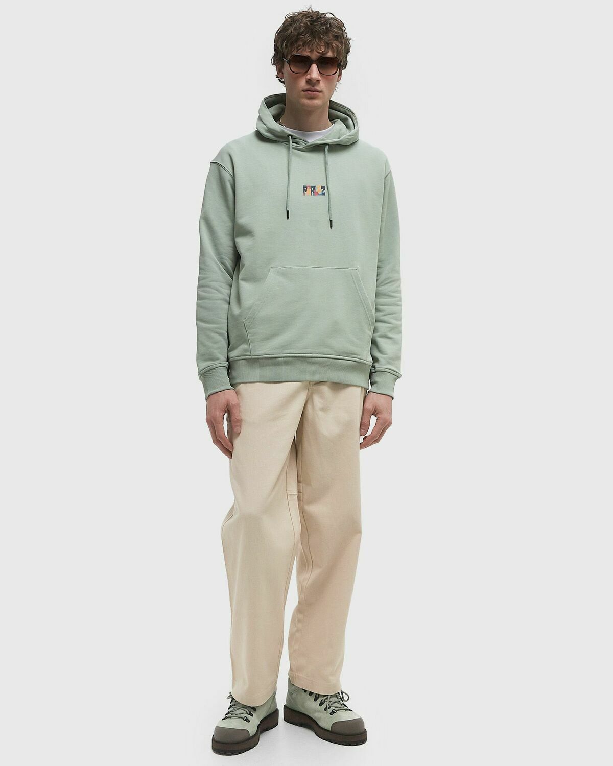 Parlez Maddox Hoodie Green Mens Hoody