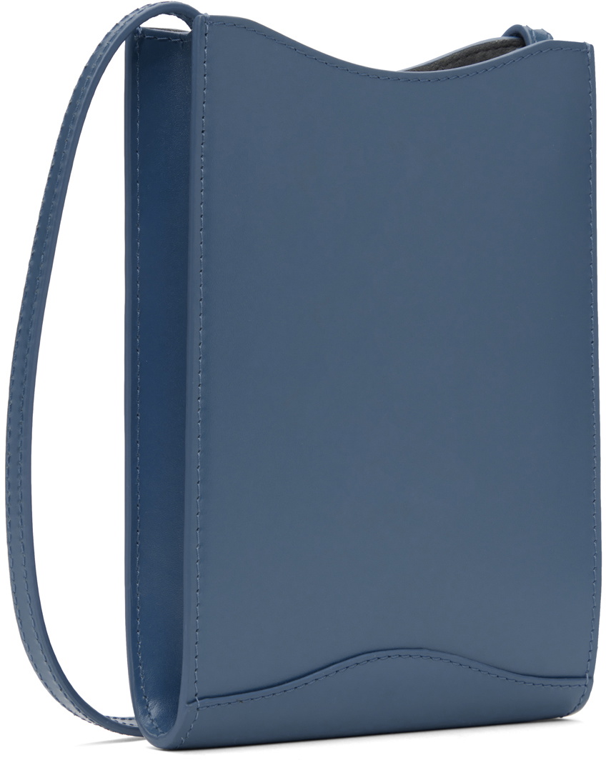 A.P.C. Blue Jamie Neck Pouch