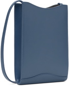 A.P.C. Blue Jamie Neck Pouch