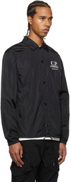 C.P. Company Black Chrome Cinquanta Logo Jacket