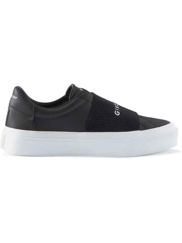 Photo: Givenchy - City Court Leather Sneakers - Black