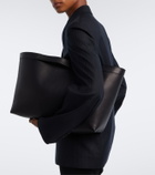 The Row Kit Large leather tote bag