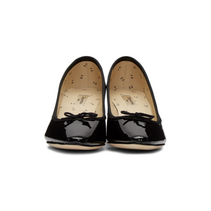 Repetto Black Patent Nastasia Heels