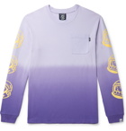 Billionaire Boys Club - Logo-Print Dégradé Cotton-Jersey T-Shirt - Purple