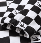 McQ Alexander McQueen - Checkerboard Loopback Cotton-Jersey Hoodie - Men - White