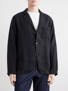 Corridor - Linen Blazer - Black