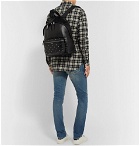 SAINT LAURENT - City Embellished Leather Backpack - Black