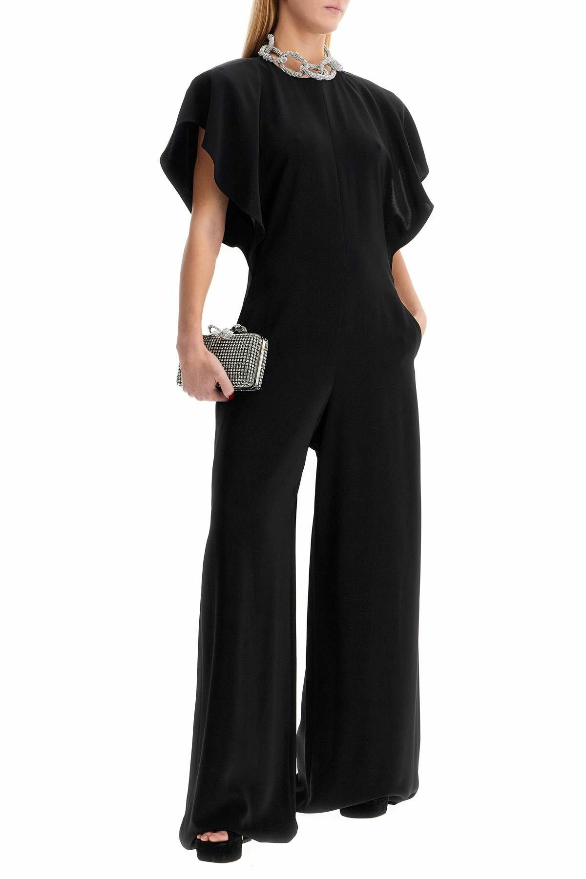 【送関込】Stella McCartney☆chain jumpsuit with cat STELLA McCARTNEY chain jumpsuit with cat Black Stella McCartney
