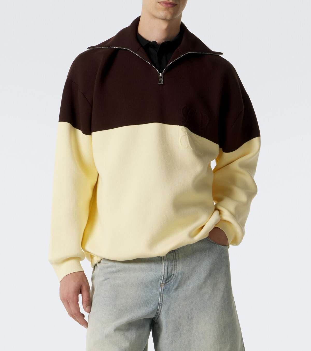 Loewe Anagram cotton-blend sweater