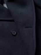 Officine Générale - Pat Double-Breasted Wool-Blend Peacoat - Blue