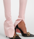 Gucci Silk-blend faille leggings