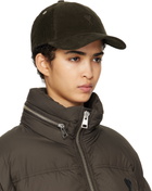AMI Paris Brown Tonal Ami de Coeur Embroidery Cap