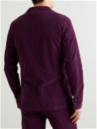 Massimo Alba - Baglietto Cotton-Corduroy Suit Jacket - Purple