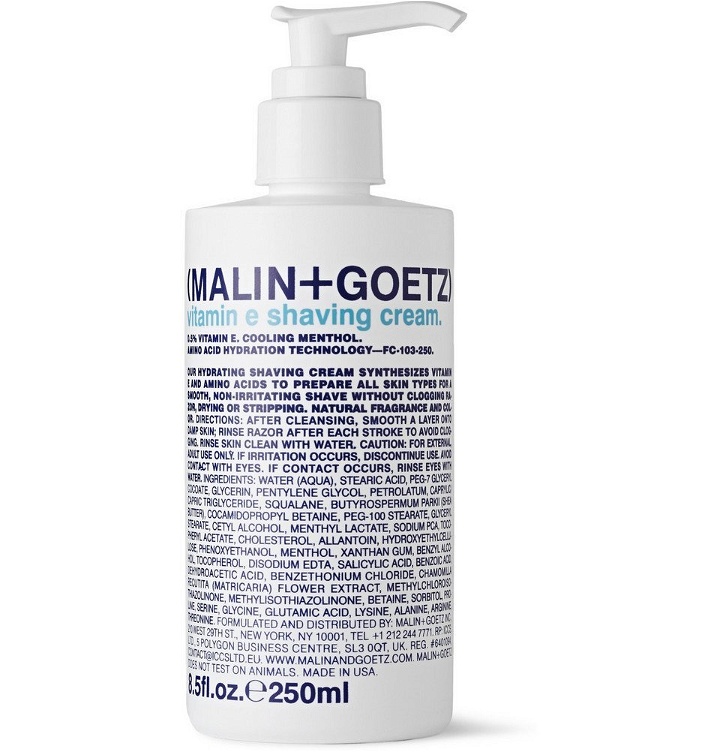 Photo: Malin Goetz - Vitamin E Shaving Cream, 250ml - Men - White