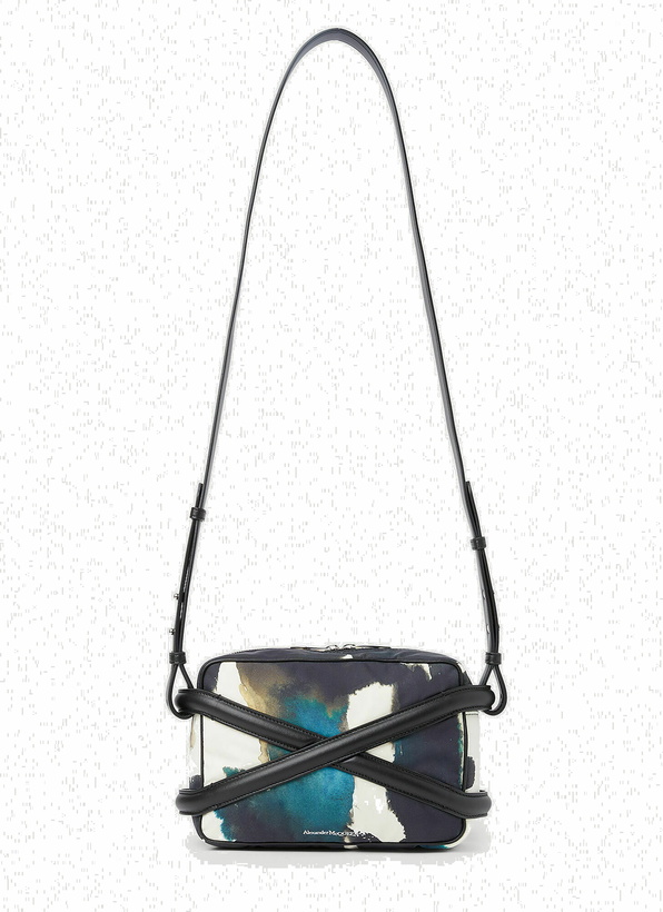 Photo: Alexander McQueen - Harness Camera Bag in Blue