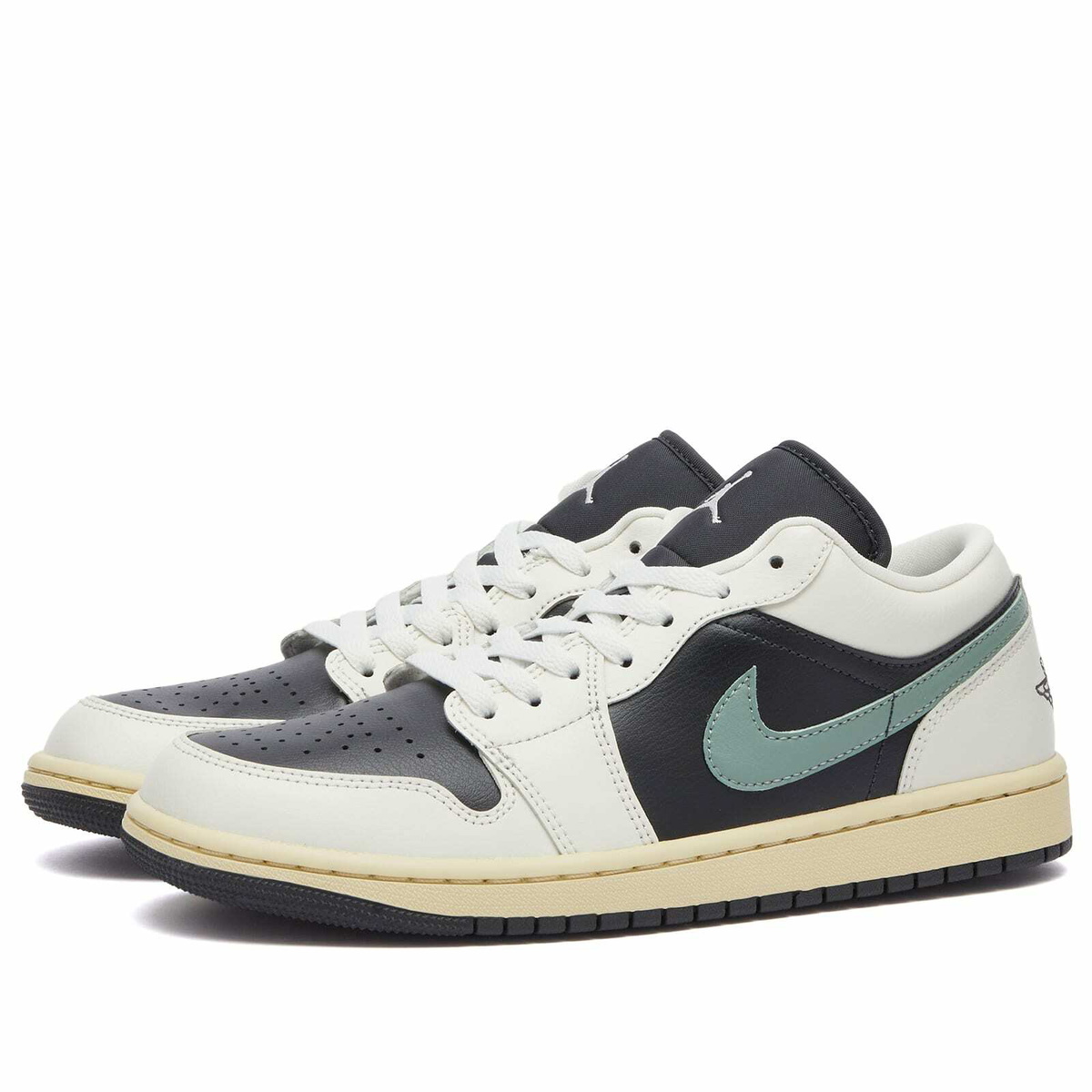 Air Jordan Women's W 1 LOW Sneakers in Anthracite/Jade/Sand