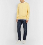 Altea - Loopback Cotton-Jersey Sweatshirt - Yellow
