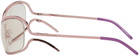 A BETTER FEELING SSENSE Exclusive Pink Numa Sunglasses
